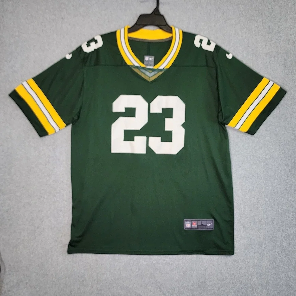 Nike Jaire Alexander Green Bay Packers Jersey Mens Large Green NFL On Field 23